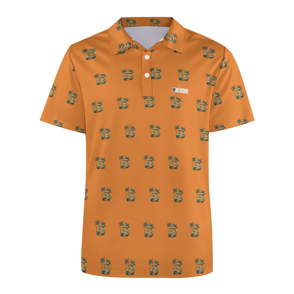 For Birdie Golf Polo "Beer Golf Cart"
