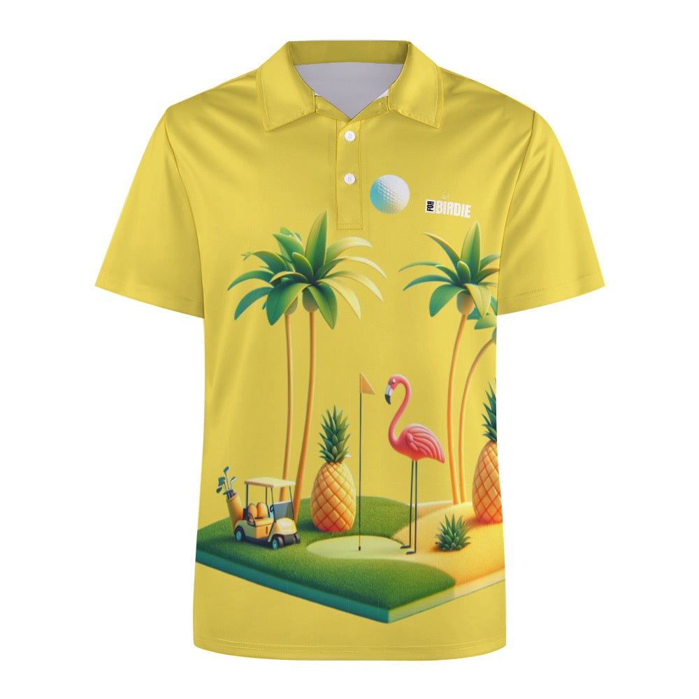 For Birdie Polo "Flamingo on the dance floor"