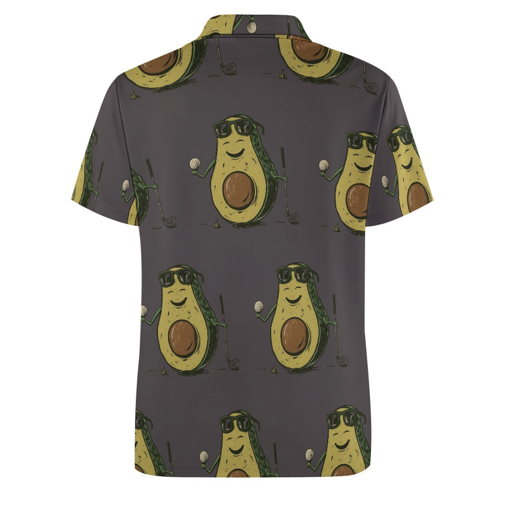 For Birdie Golf Polo "Avocado-Golfer"