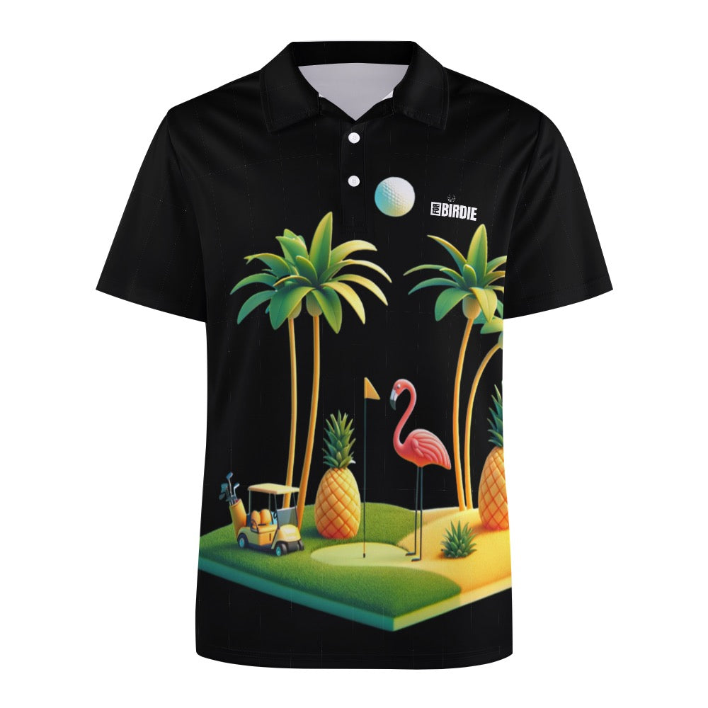 For Birdie Polo "Flamingo on the dance floor"